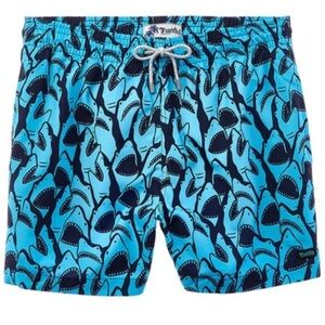 TRUNKS SURF & SWIM CO. 💋boys shark Swim Shorts L 0132